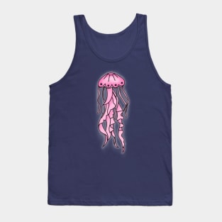 Pink Jellyfish Tank Top